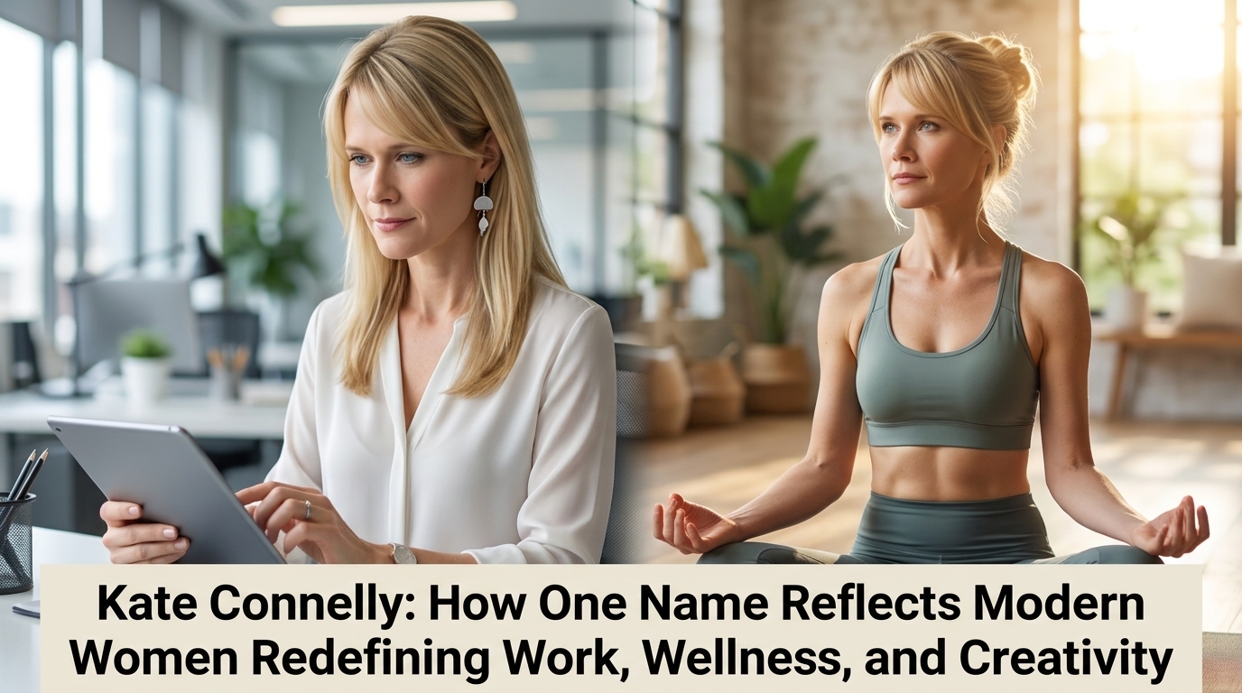Kate Connelly: How One Name Reflects Modern Women Redefining Work, Wellness, and Creativity
