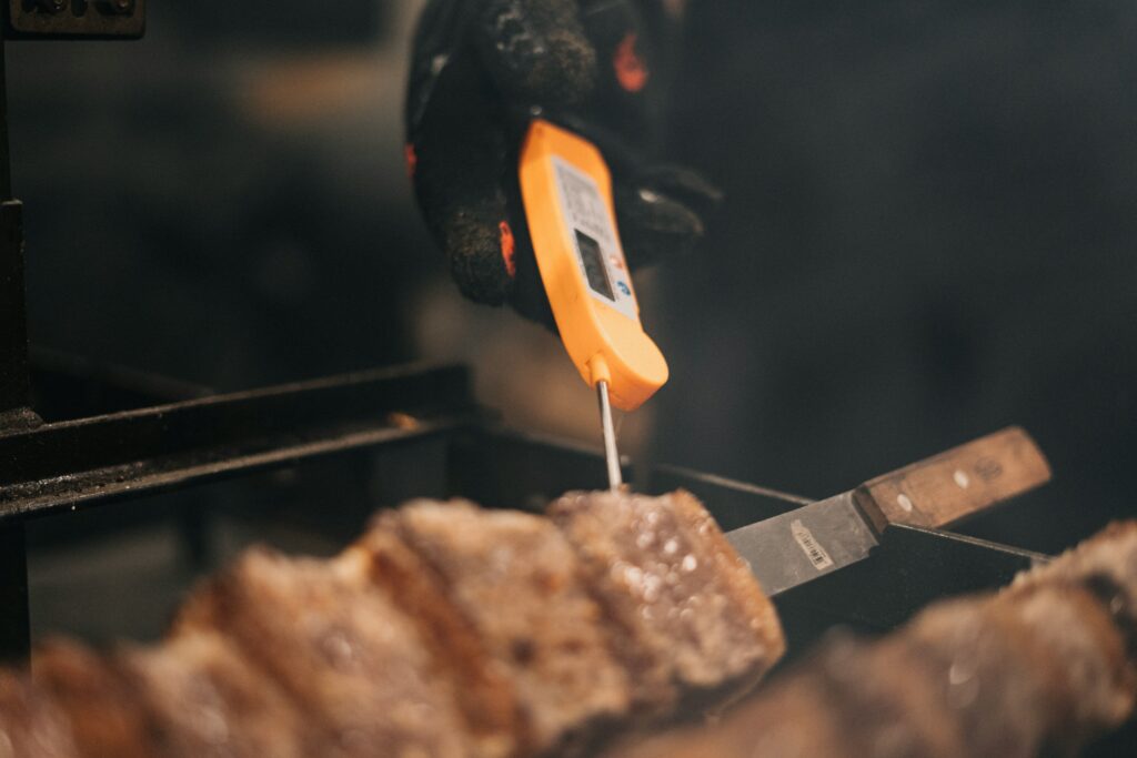 How to Use a Meat Thermometer covering thermometer placement, internal temperature checks, food safety, meat doneness, and cooking accuracy.