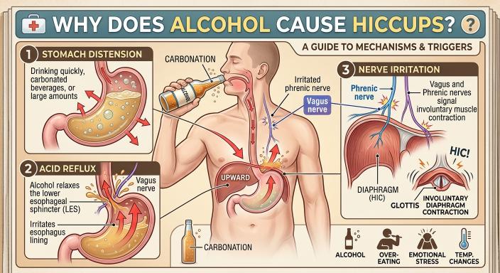 Why Does Alcohol Cause Hiccups? 9 Clear Reasons and Ways to Prevent Them